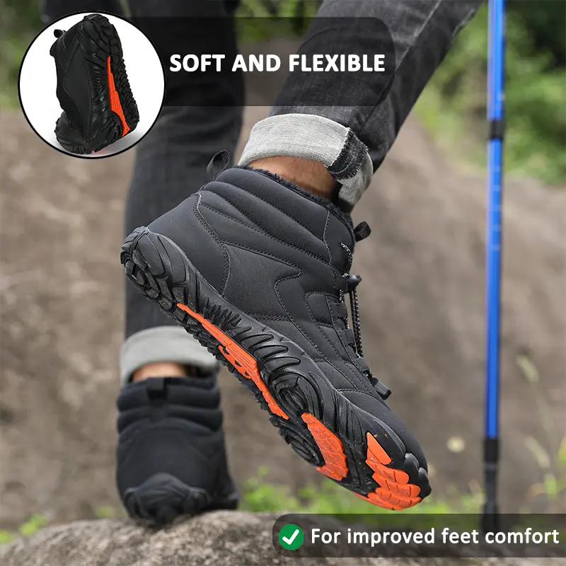 Unisex Waterproof Hiking Shoes – Warm and Thick Comfort