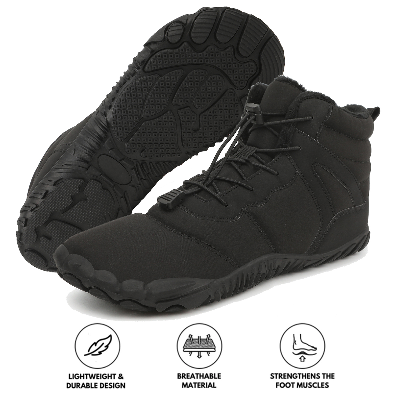 Waterproof mid-height hiking shoes for men and women – Comfortable and slip-resistant