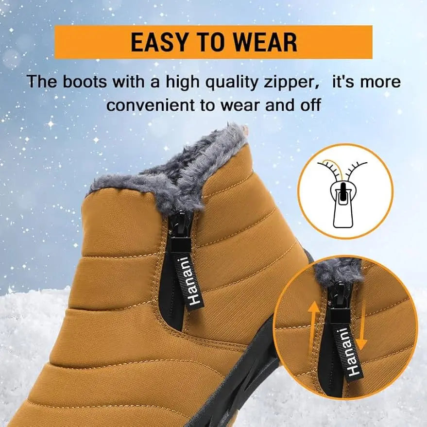 Unisex Waterproof Snow Shoes – Comfortable and Non-slip