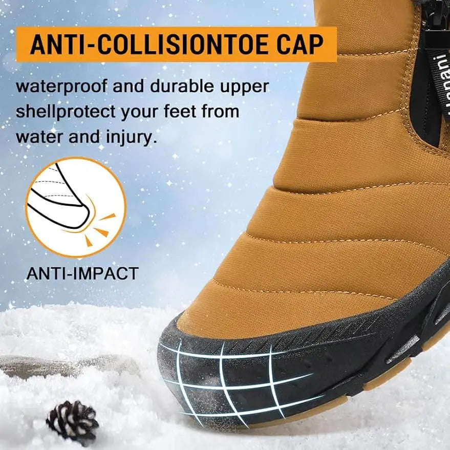 Women's Waterproof Snow Boots – Cozy Insulated & Fur-Lined for Ultimate Warmth