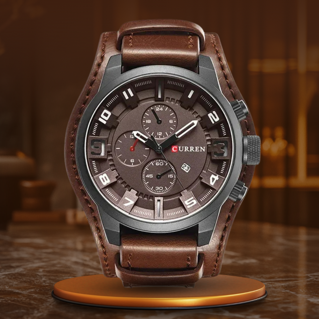 Military resistant watch for sports and outdoor activities