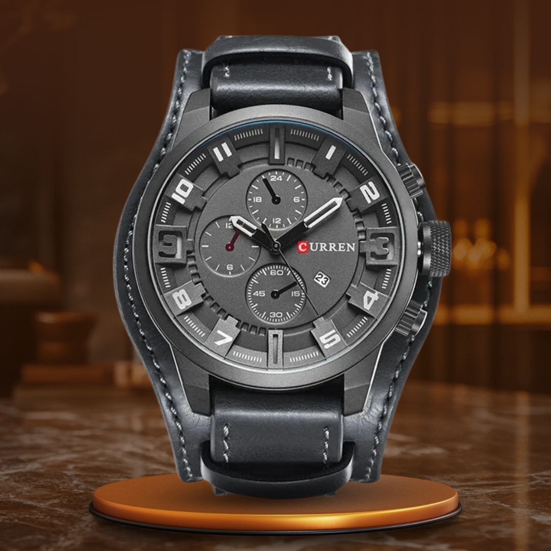 Military resistant watch for sports and outdoor activities