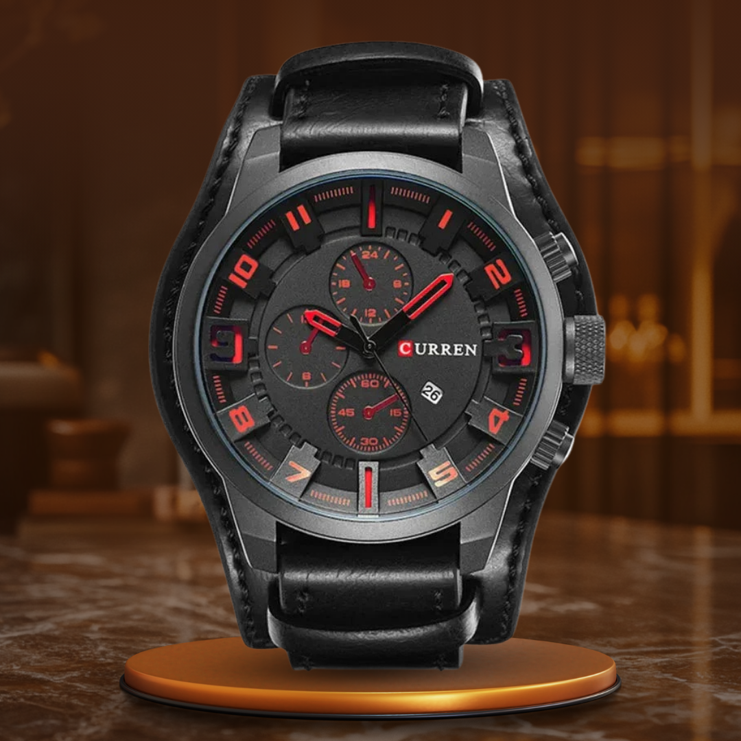 Military resistant watch for sports and outdoor activities