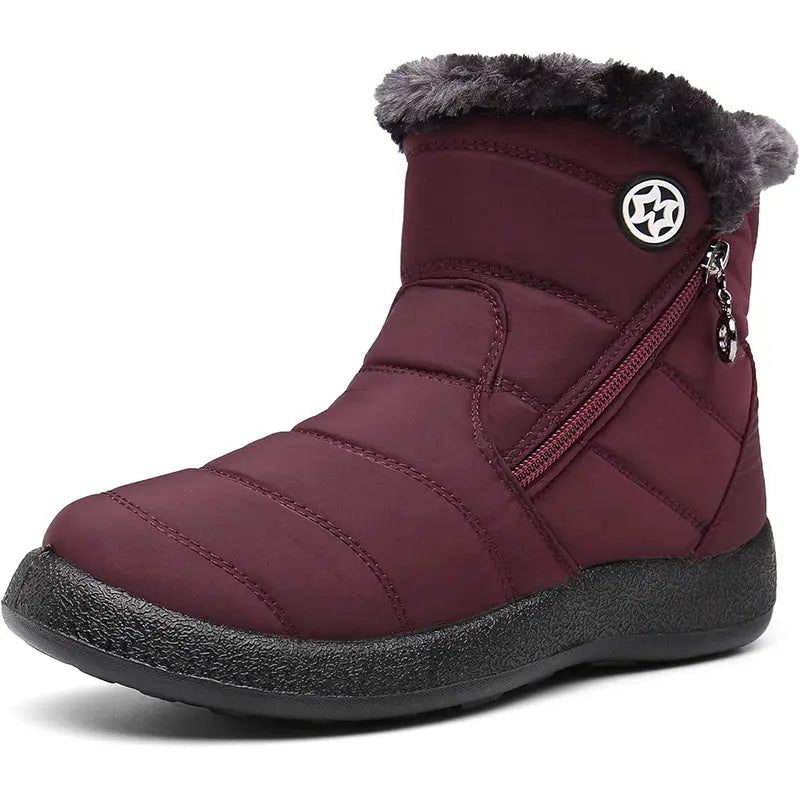Waterproof winter leather shoes for women – Comfortable and stylish
