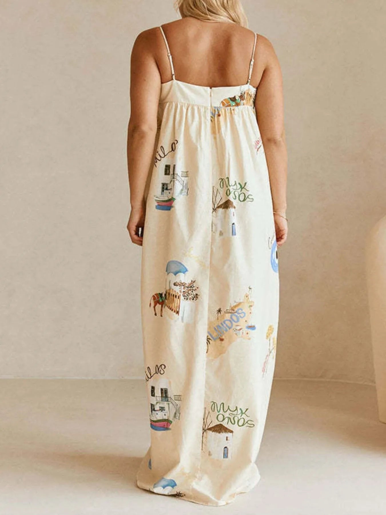 Elegant Strapless Square Neck Printed Maxi Dress for a Chic and Comfortable Look