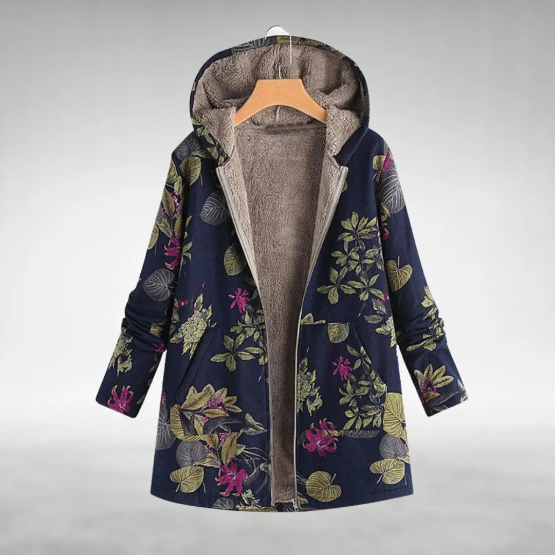 Jovanna - Elegant Casual Floral Pattern Jacket for a Trendy Look