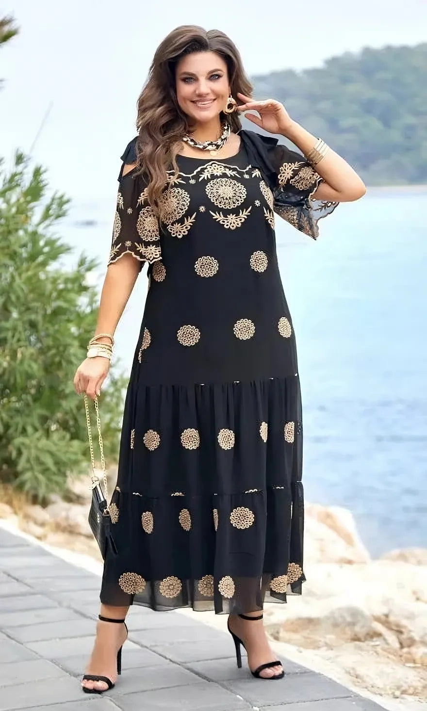 Mesh Summer Dress – Elegant & Airy