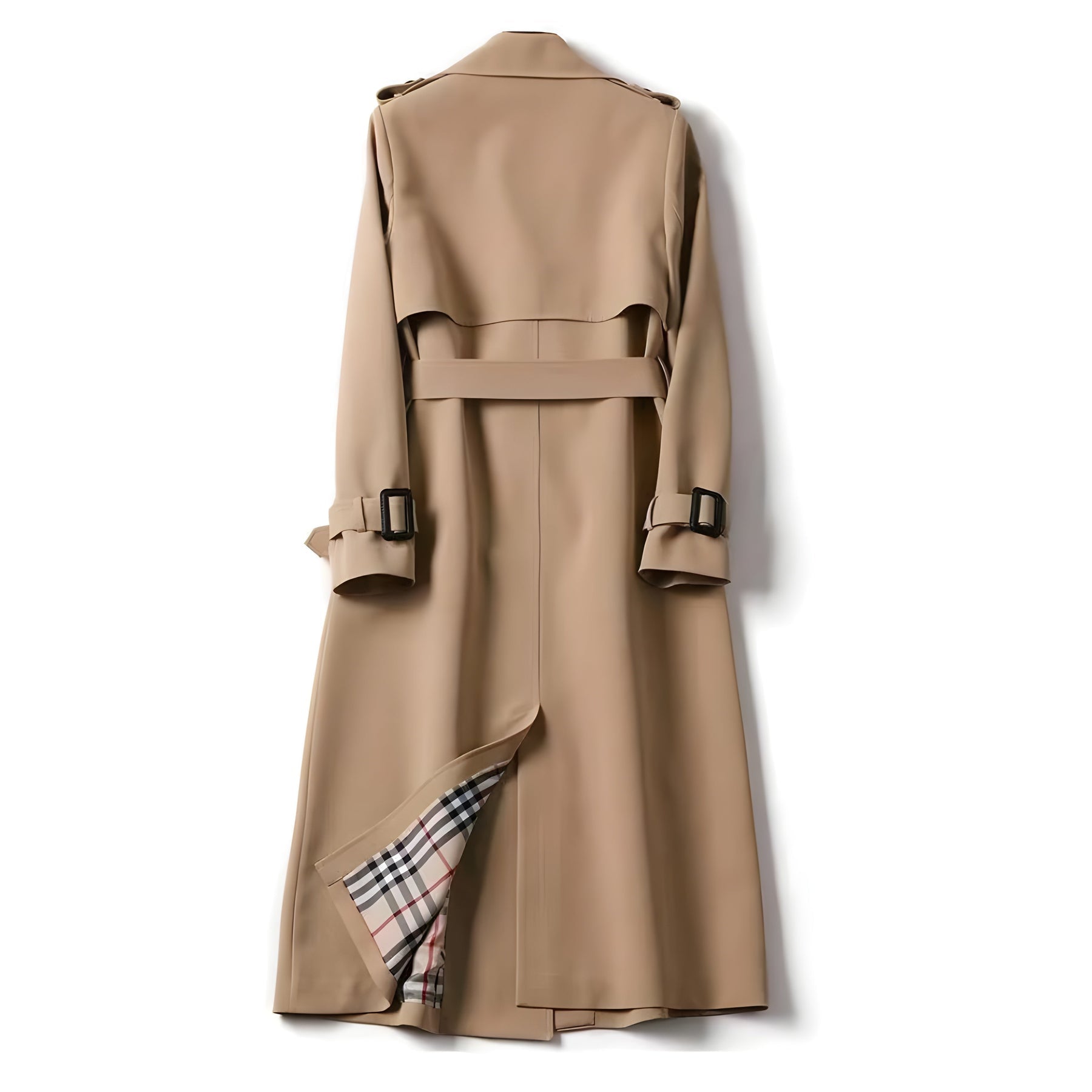 Jade Elegance - Chic Style Trench Coat