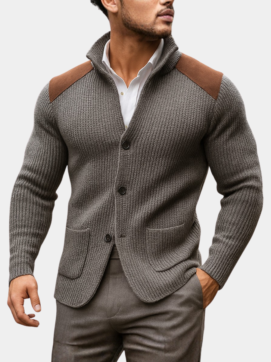 ROMA Textured Knit Cardigan - Cozy, Modern Essential