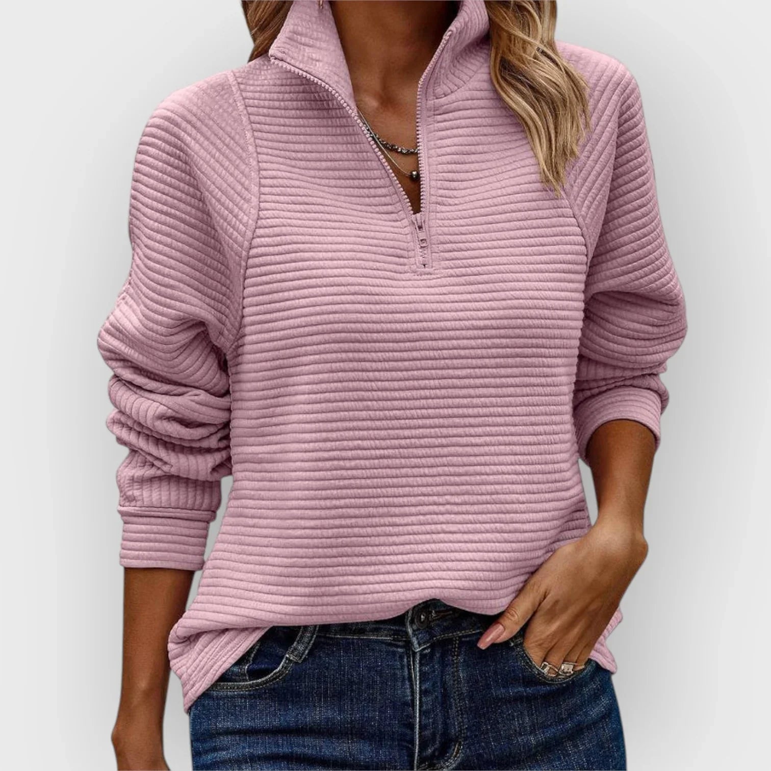 Seren – Elegant and Comfortable Half-Zip Pullover