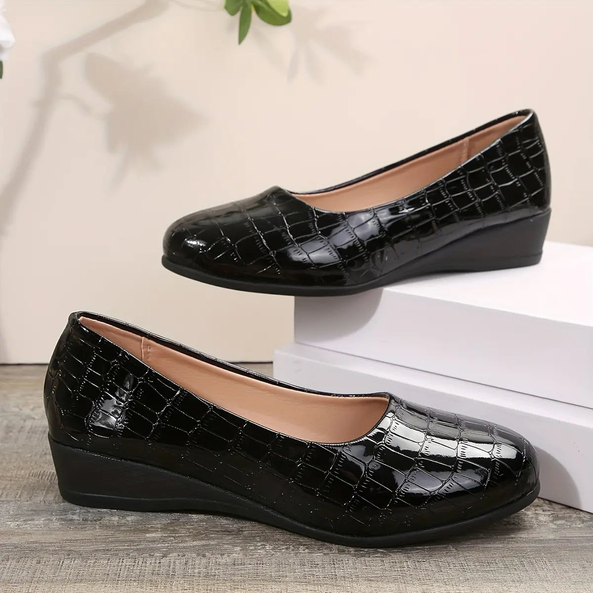 Rebekah - Comfortable Breathable Faux Leather Shoes