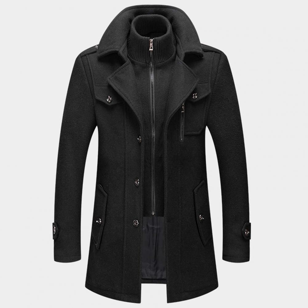 Shelby | Elegant Winter Coat with Lapel Collar and Multiple Layers