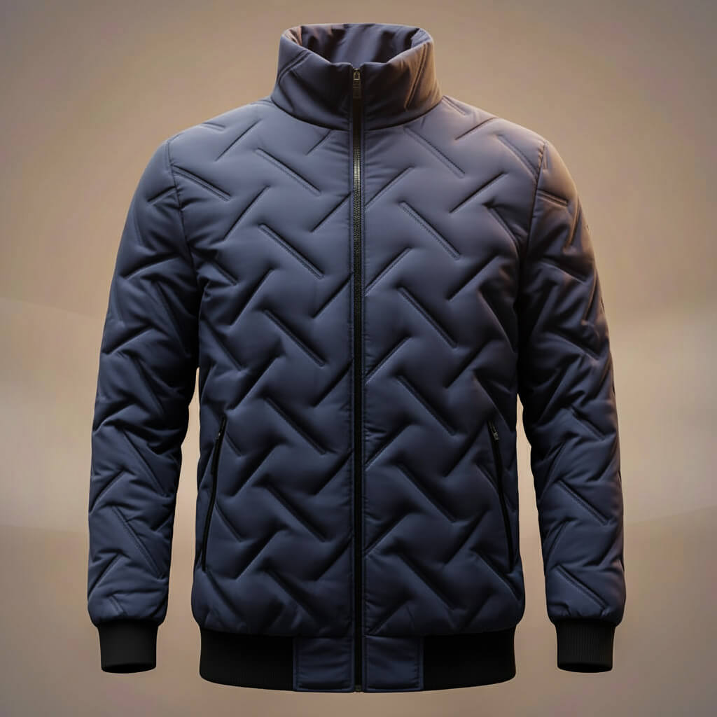 Grant men's quilted down vest for extra warmth and style