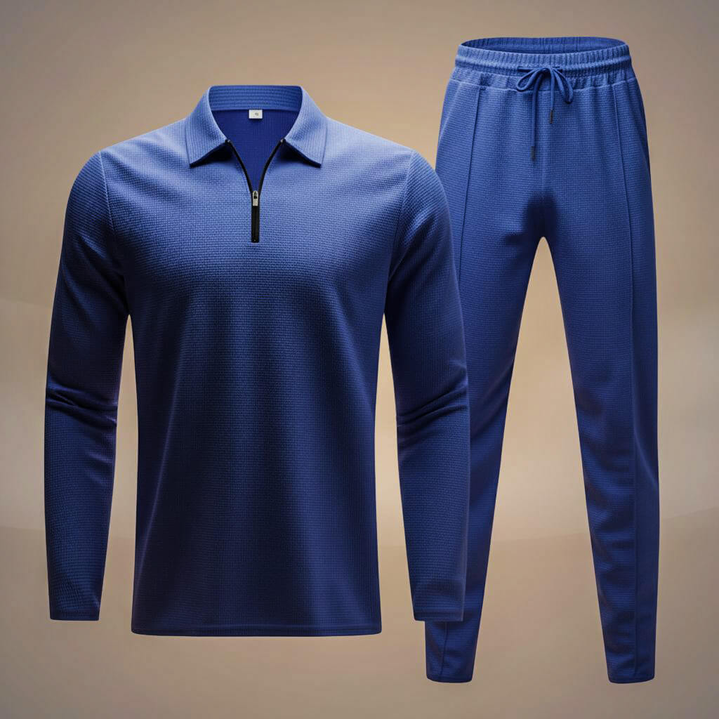 San Diego Waffle Knit Athleisure Set for a Trendy and Comfortable Look