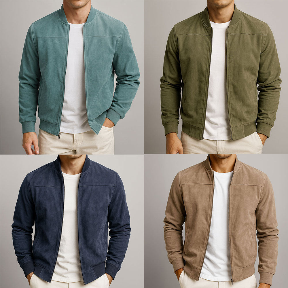 Valen | Classic Suede Jacket: Timeless and Sophisticated Style