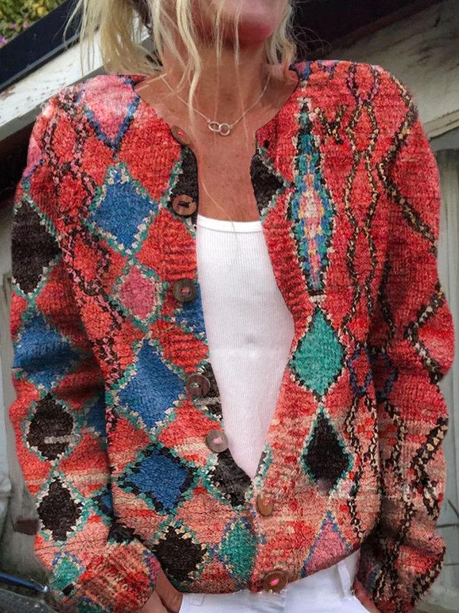 Vintage Floral Cardigan — Timeless Elegance in Bloom