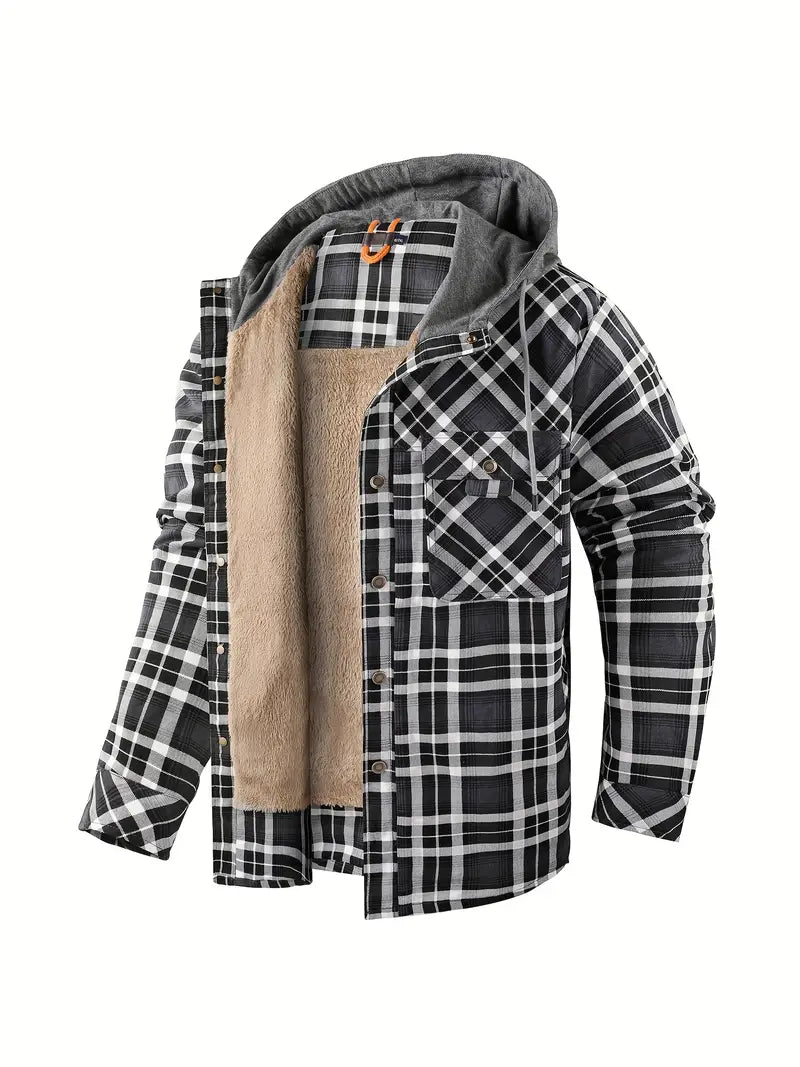 Wyatt - Must-Have Hooded Checked Jacket for Stylish Comfort