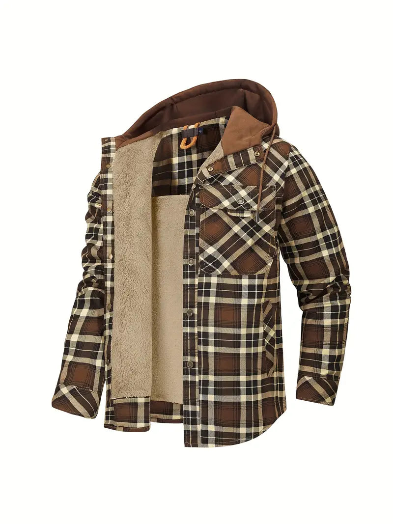Wyatt - Must-Have Hooded Checked Jacket for Stylish Comfort