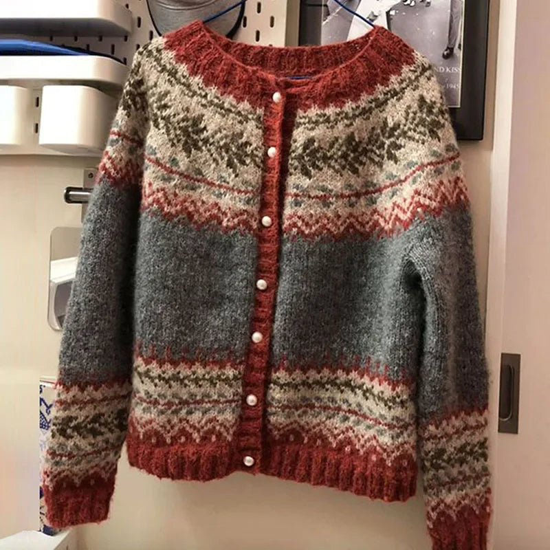 Atasha | Charming Vintage Icelandic Cardigan