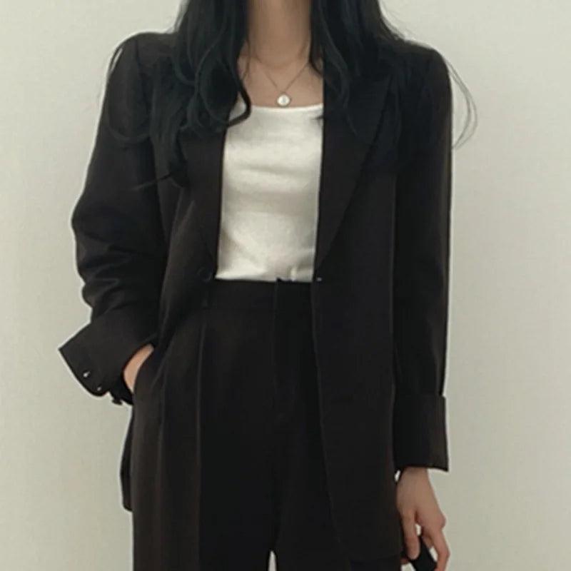 Hailey | Elegant Women's Suit with Long Blazer and Sophisticated Tailored Set
