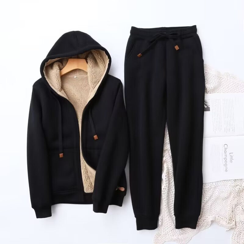 Kaitlyn Women's Cozy Winter Hoodie & Jogger Set for Ultimate Comfort