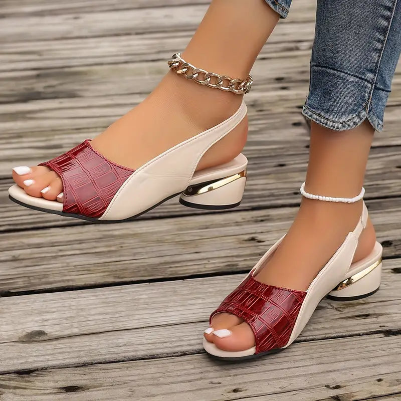 Martha Elegant | High-Quality Synthetic Material Sandals