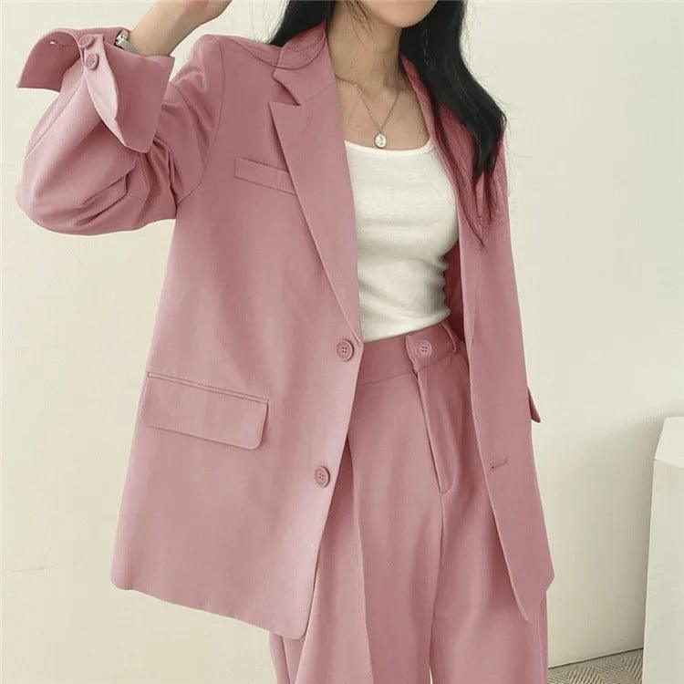 Hailey | Elegant Women's Suit with Long Blazer and Sophisticated Tailored Set