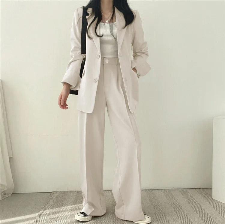 Hailey | Elegant Women's Suit with Long Blazer and Sophisticated Tailored Set