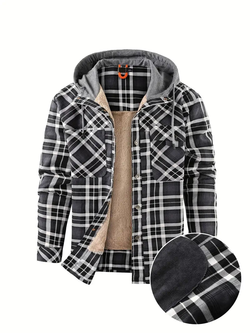 Wyatt - Must-Have Hooded Checked Jacket for Stylish Comfort
