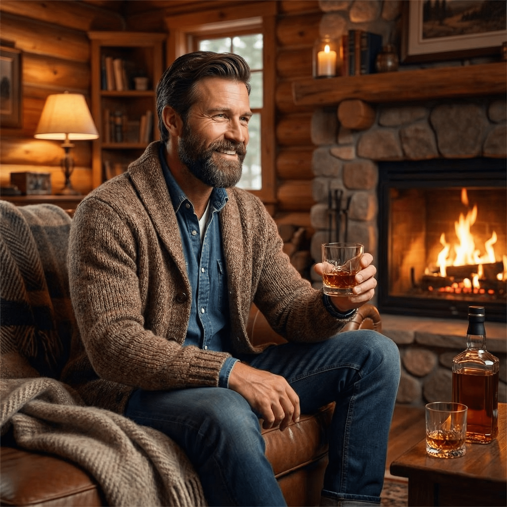 Sebastian Vintage Lapel Cardigan — Timeless Style & Cozy Comfort