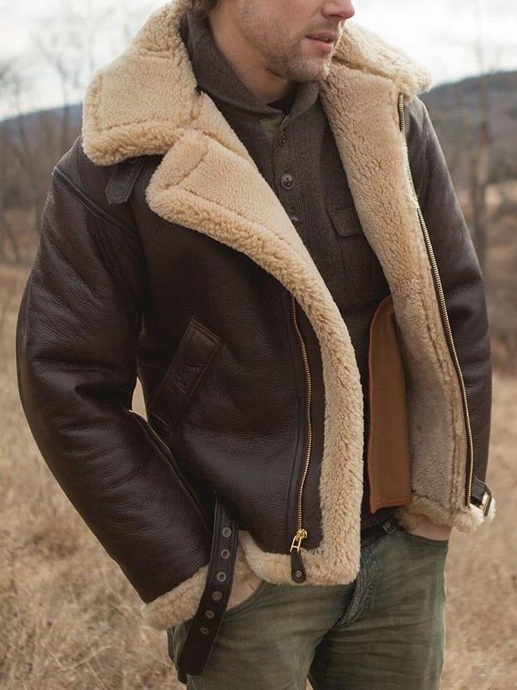 Timeless Shearling Leather Jacket