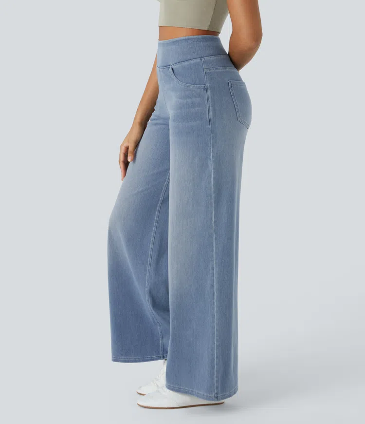Solène - Wide Leg Jeans with Relaxed Fit