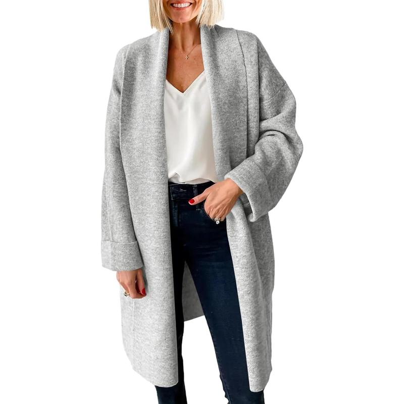 Cozy Chunky Knit Open-Front Oversized Long Cardigan – Ultra-Soft Comfort & Effortless Layering
