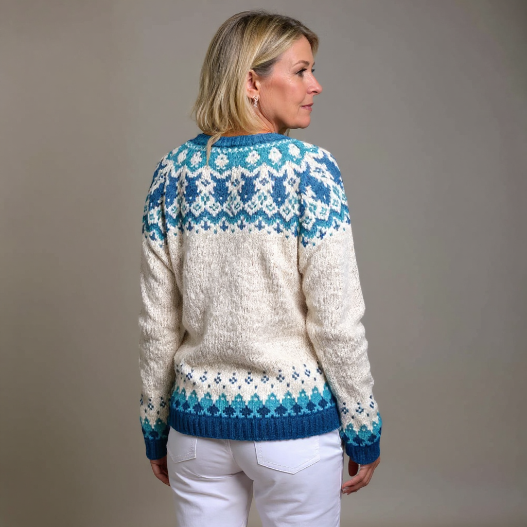 Eva | Elegant Vintage Icelandic Cardigan