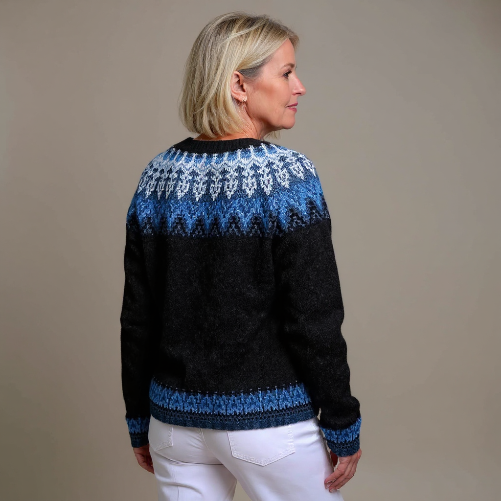 Givanna | Elegant Vintage Icelandic Cardigan for Timeless Style