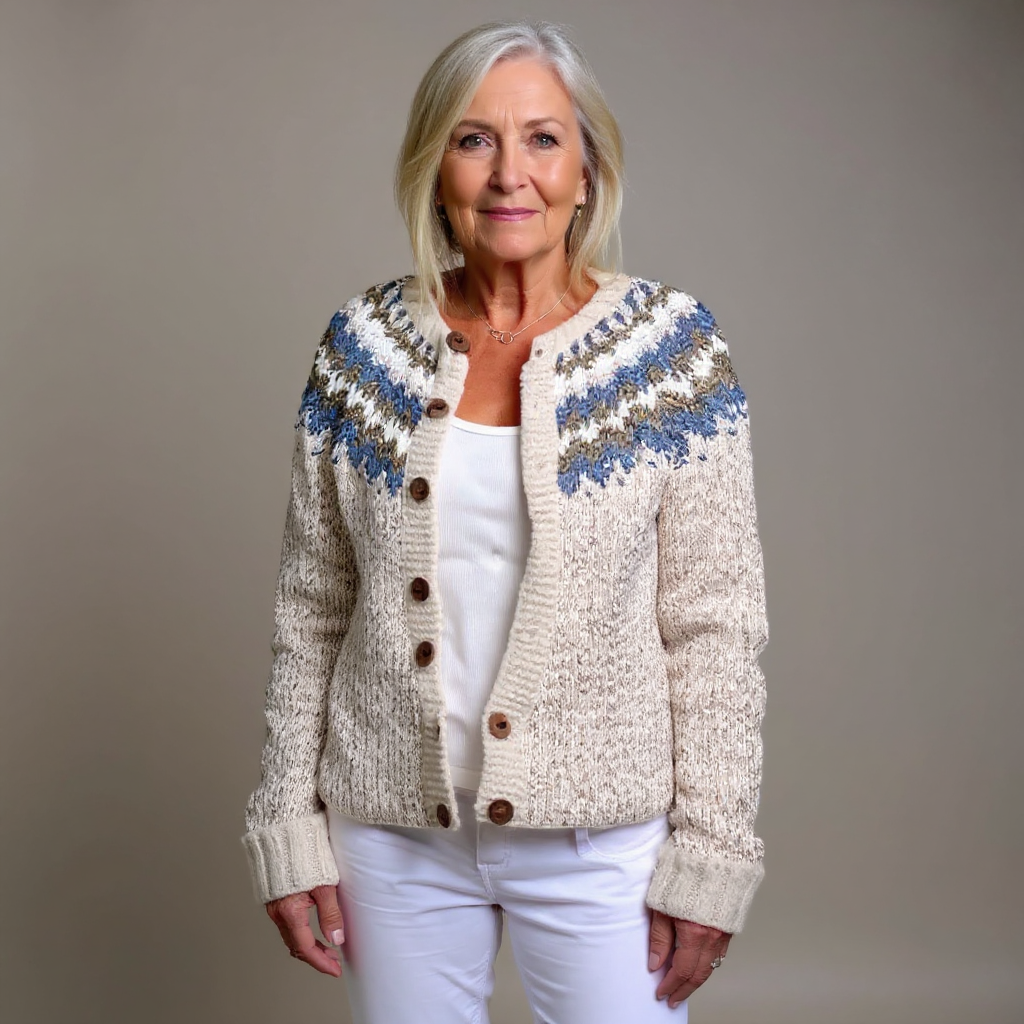 Peyton | Elegant Vintage Icelandic Cardigan