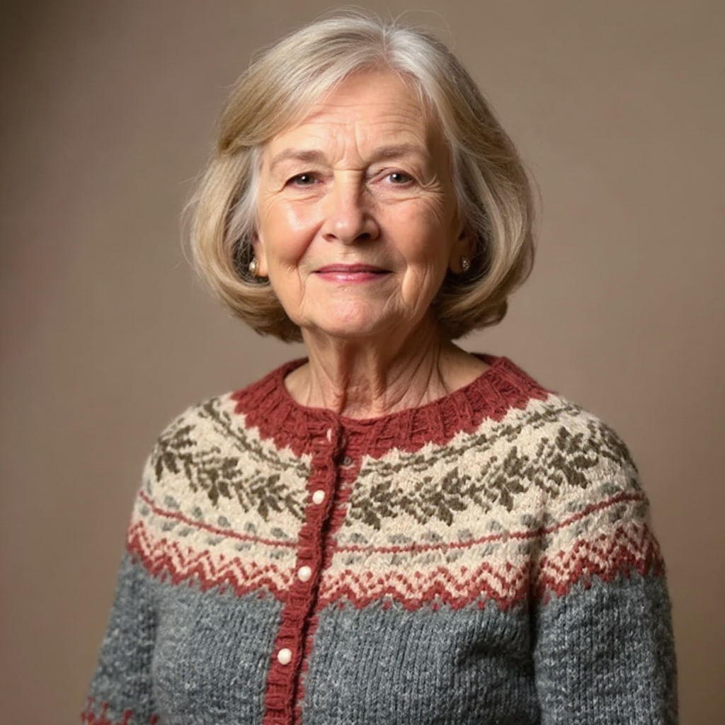 Atasha | Charming Vintage Icelandic Cardigan