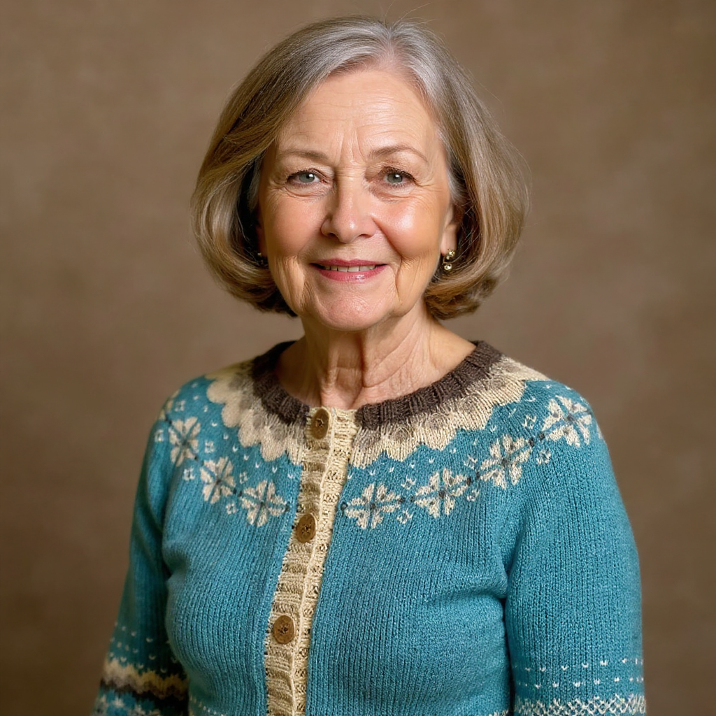 Allaira Vintage Icelandic Swimming Cardigan