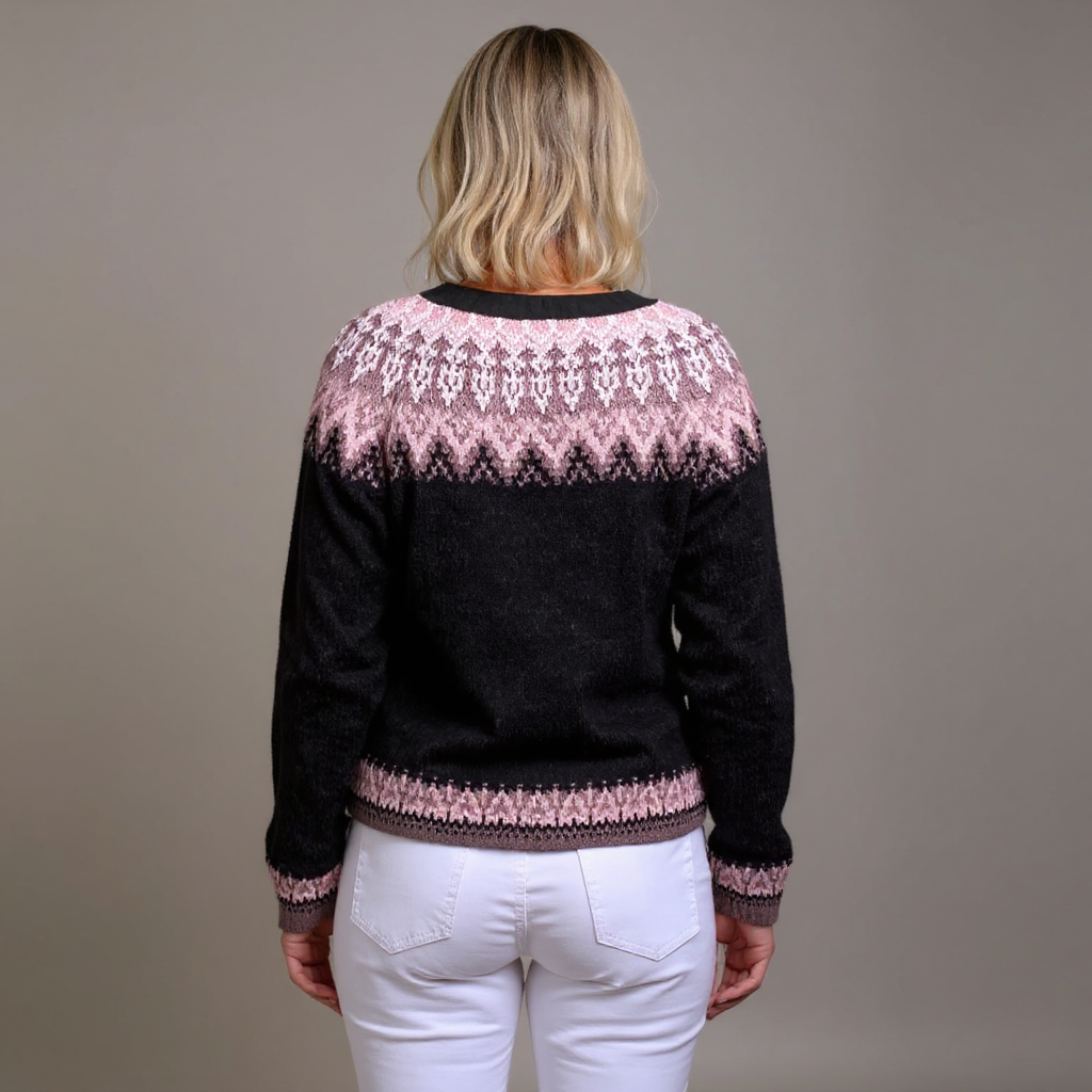 Lydia | Elegant Vintage Icelandic Cardigan for an Unforgettable Style