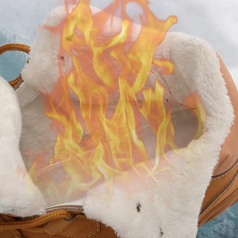 Men's Warm Boots for Barefoot Walking - Modern and Comfortable Winter Choice