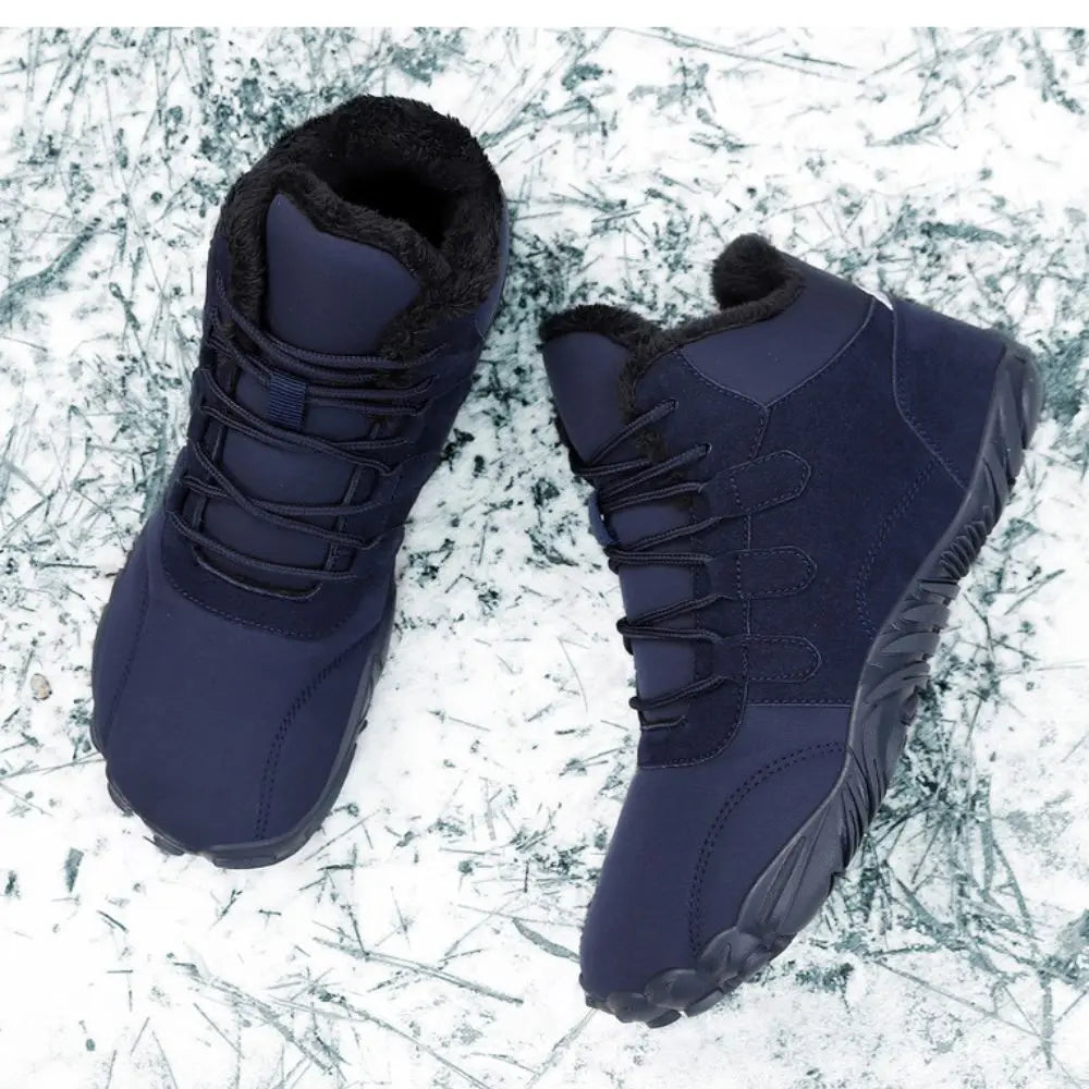 Men's Warm Boots for Barefoot Walking - Modern and Comfortable Winter Choice