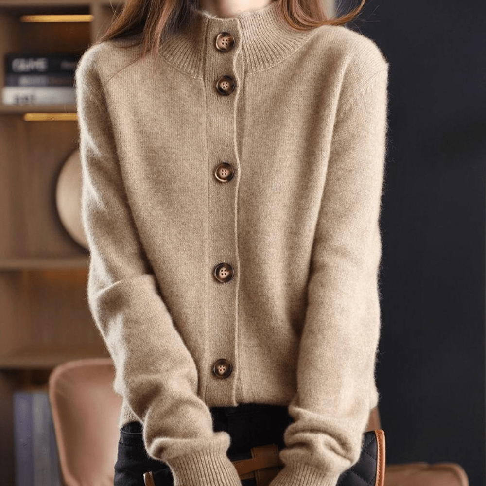 Anny - Elegant Luxury Cashmere Cardigan