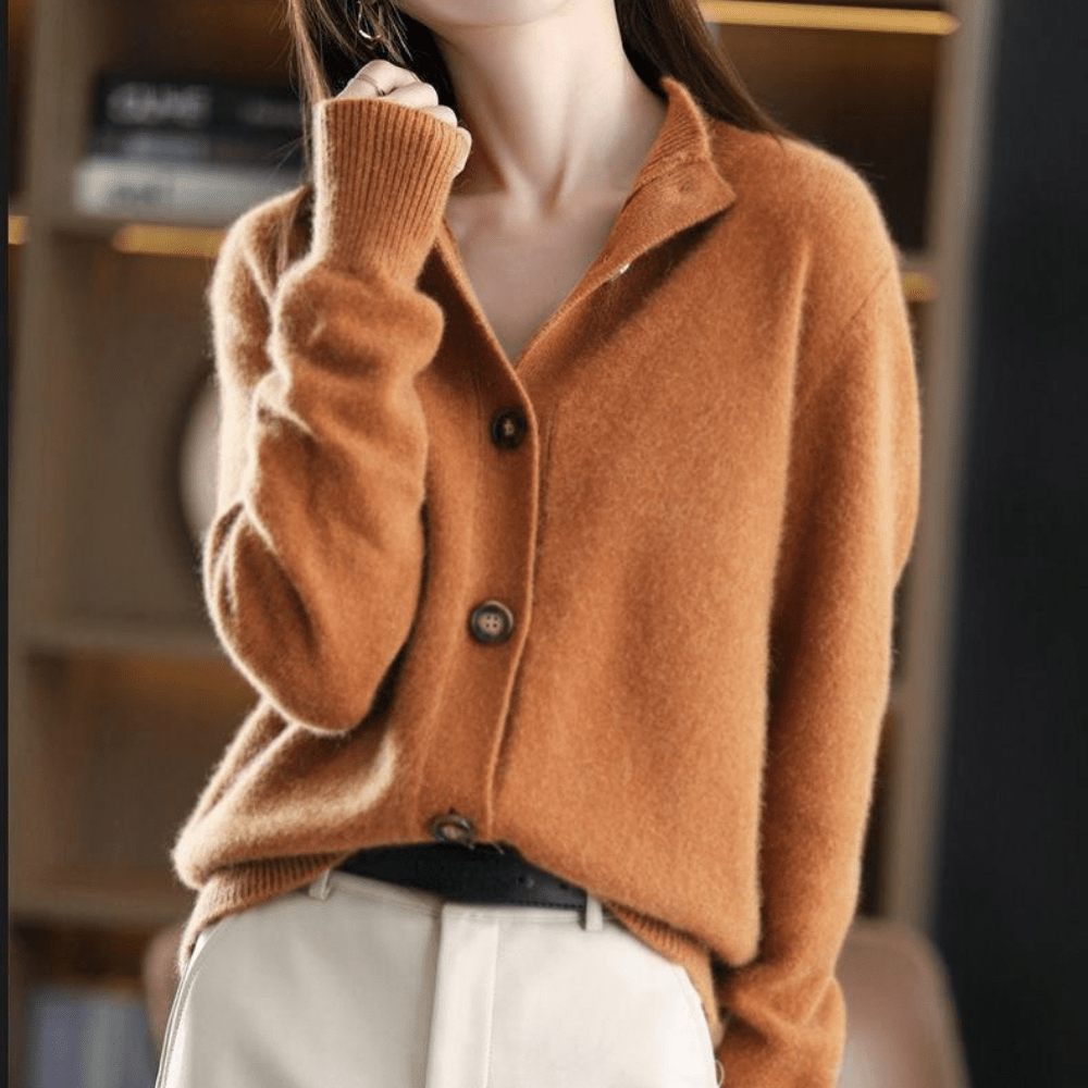 Anny - Elegant Luxury Cashmere Cardigan