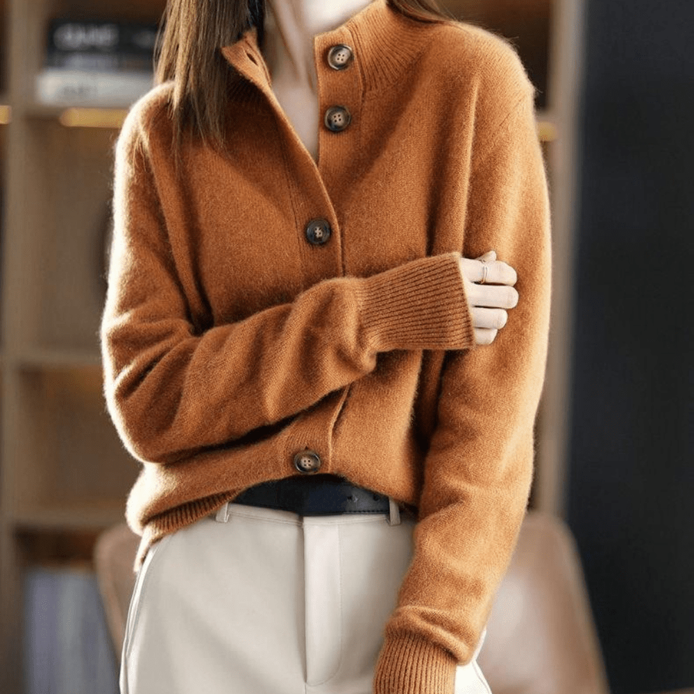 Anny - Elegant Luxury Cashmere Cardigan
