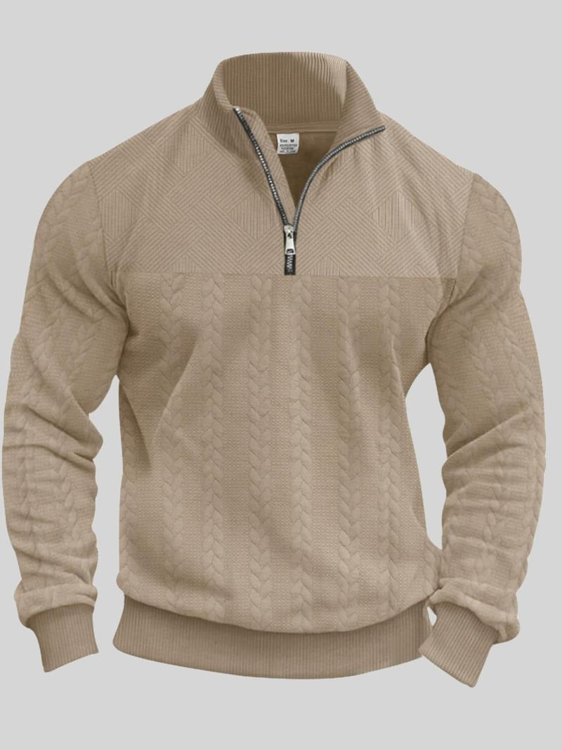 Terrence | Elegant Half-Zip Sweater for a Trendy Look