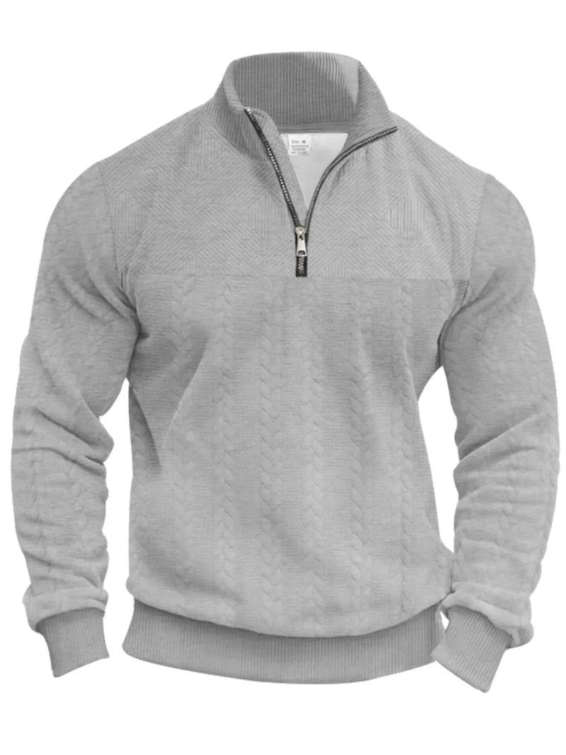 Terrence | Elegant Half-Zip Sweater for a Trendy Look