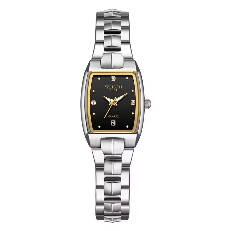 Elegant Square Design Quartz Couple Watch