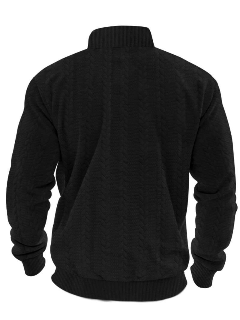 Terrence | Elegant Half-Zip Sweater for a Trendy Look