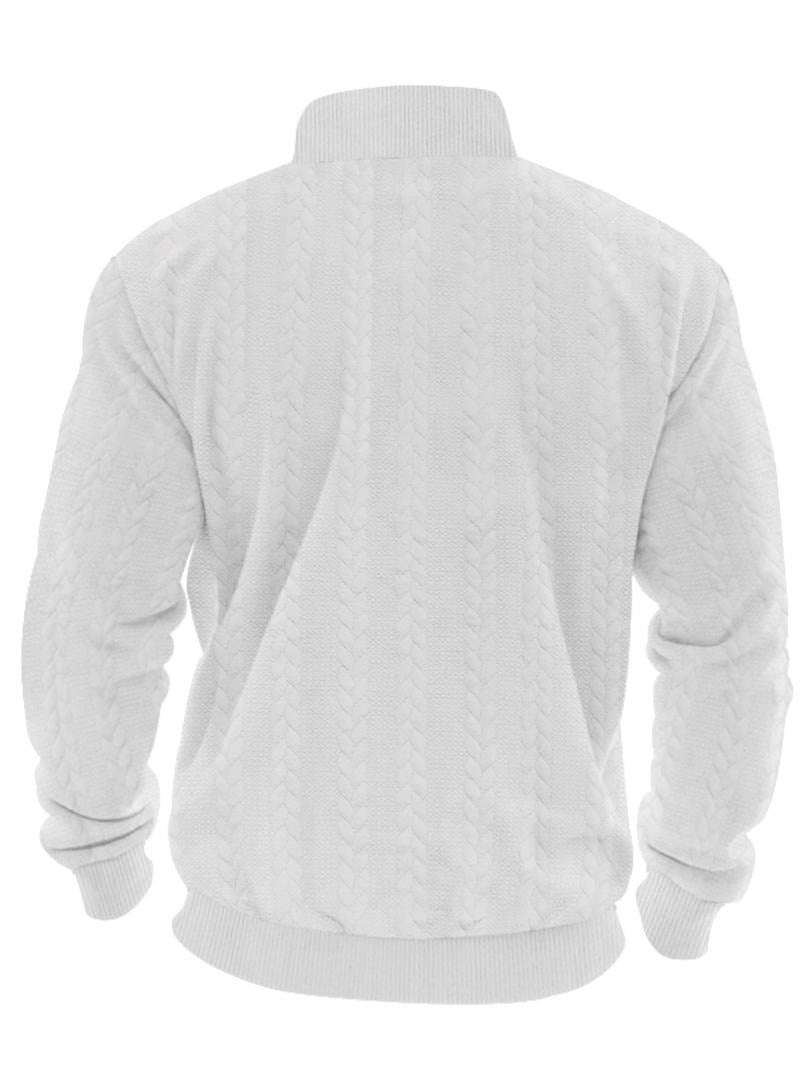 Terrence | Elegant Half-Zip Sweater for a Trendy Look