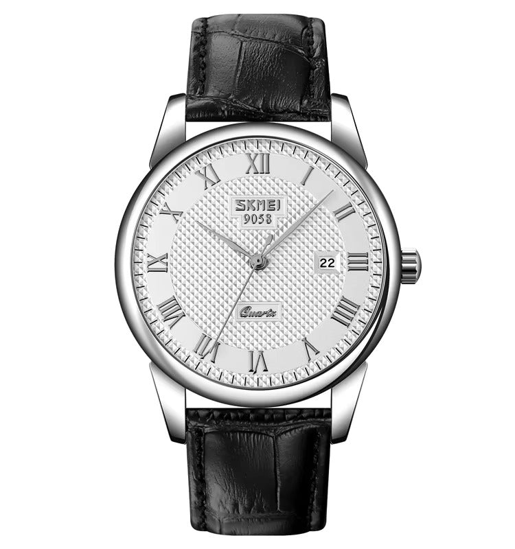 Classic Leather Couple Watch - Elegance and Sophistication
